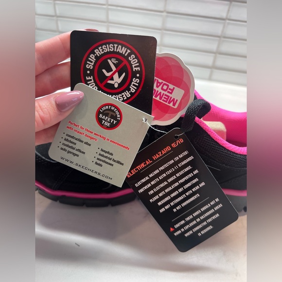 NWT Skechers Synergy Flex Sole Work Sneaker Size 6 - Picture 4 of 5